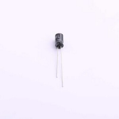 16ML22MEFC4X7 直插铝电解电容 22uF ±20% 16V 插件,D4xL7mm
