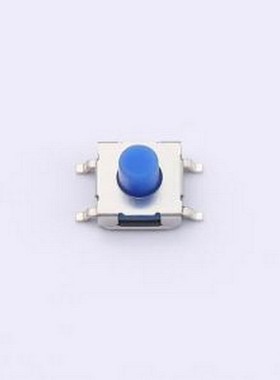 BTS0E0053EUG00 轻触开关 6.2*6.2*5.2h 250gf 蓝色硅胶 贴片 SMD