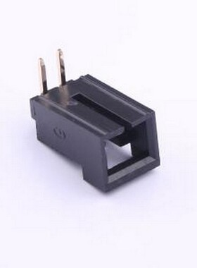 X9556WR-02-N0V01 线对板针座 1x2P 间距:2.54mm 弯插 黑色 弯插,
