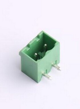 DB2ERC-5.0-2P-GN 插拔式接线端子 5mm 排数:1 每排P数:2 绿色 弯