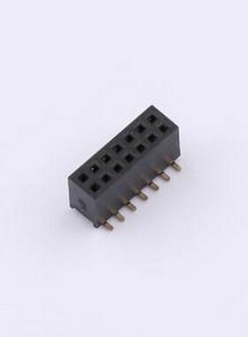 5BIE6-4648-207-W0 排母 1.27PF间距排母立式贴片2*7P H4.3 SMT P