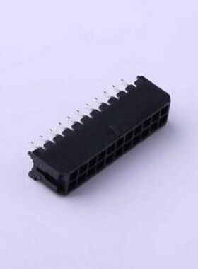 C3030WV-F-2X11P 线对板针座 2x11P 间距:3mm 直插 黑色 插件,P=3