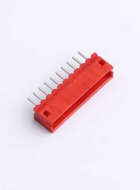 WAFER-ZH150Z-10AH 线对板针座 ZH直针10P 红色 插件,P=1.5mm