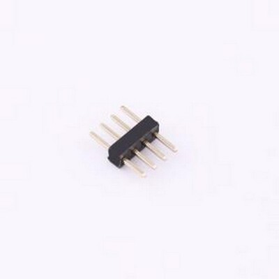 PZ1.0-UP1D-4A 排母 间距:1.0mm 单排 4p 直插 排针 P=1mm
