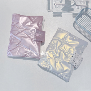 a6布艺手工书衣高颜值少女心手帐保护套日程记事本书皮