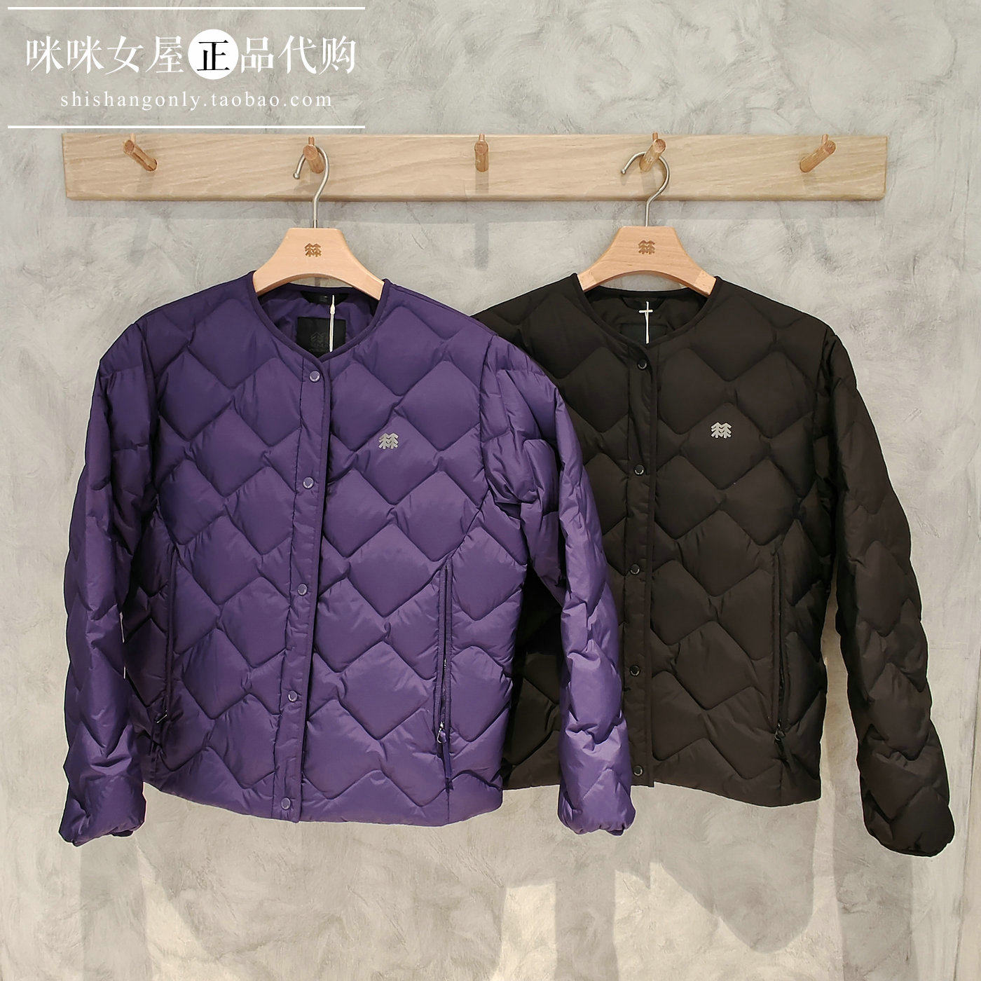 KOLON SPORT可隆2026女士波浪纹大口袋鹅绒长袖羽绒服LKDJ5WTK16