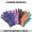 Striped nylon gloves (36 pairs)