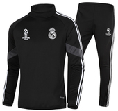 球衣秋冬款 欧冠阿根廷AC米兰巴黎皇马长袖 足球训练服套装