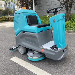 克莱森KW760中型双刷24V电瓶驾驶式洗地机厂家地面保洁设备