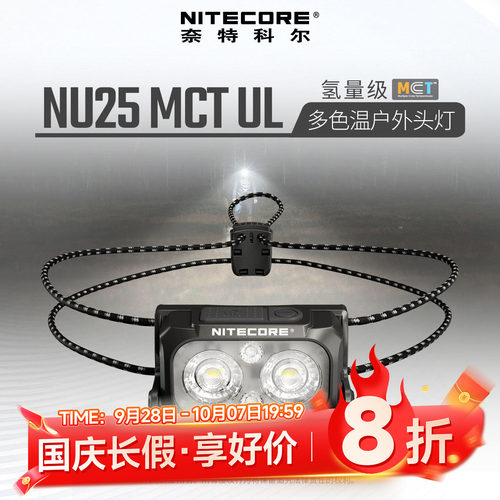 奈特科尔NU25MCTUL多色温头灯