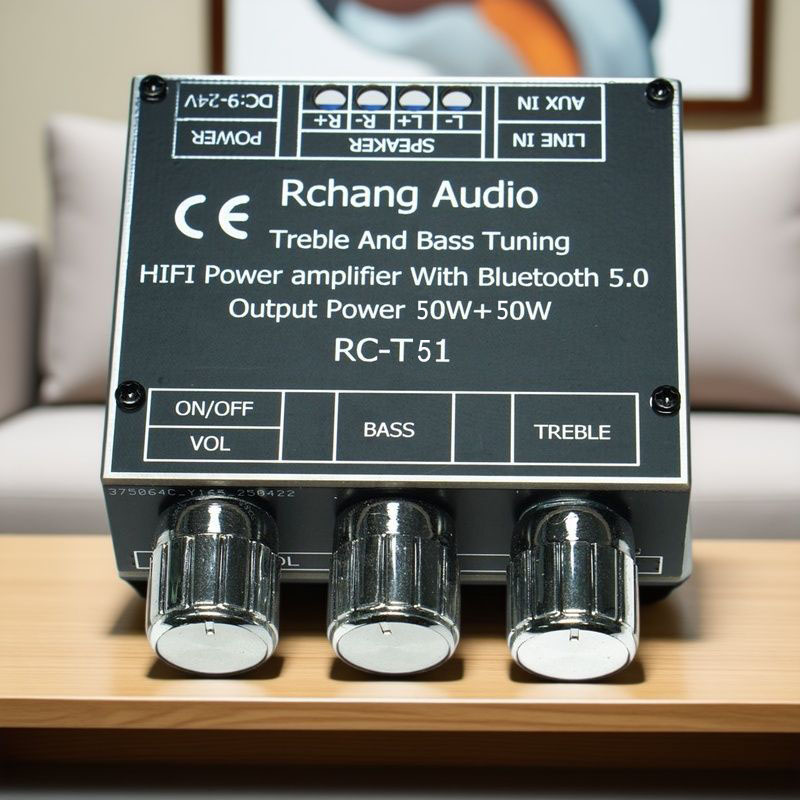 HIFI双声道立体声高低音调节50W*2蓝牙数字功放板tpa3116d2功放板