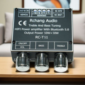 HIFI双声道立体声高低音调节50W 2蓝牙数字功放板tpa3116d2功放板