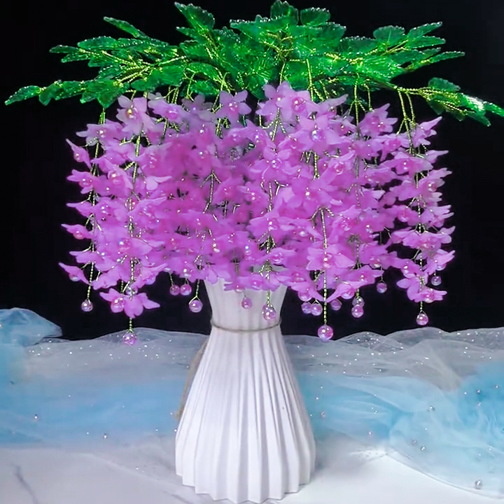 紫藤花手工材料包自己做