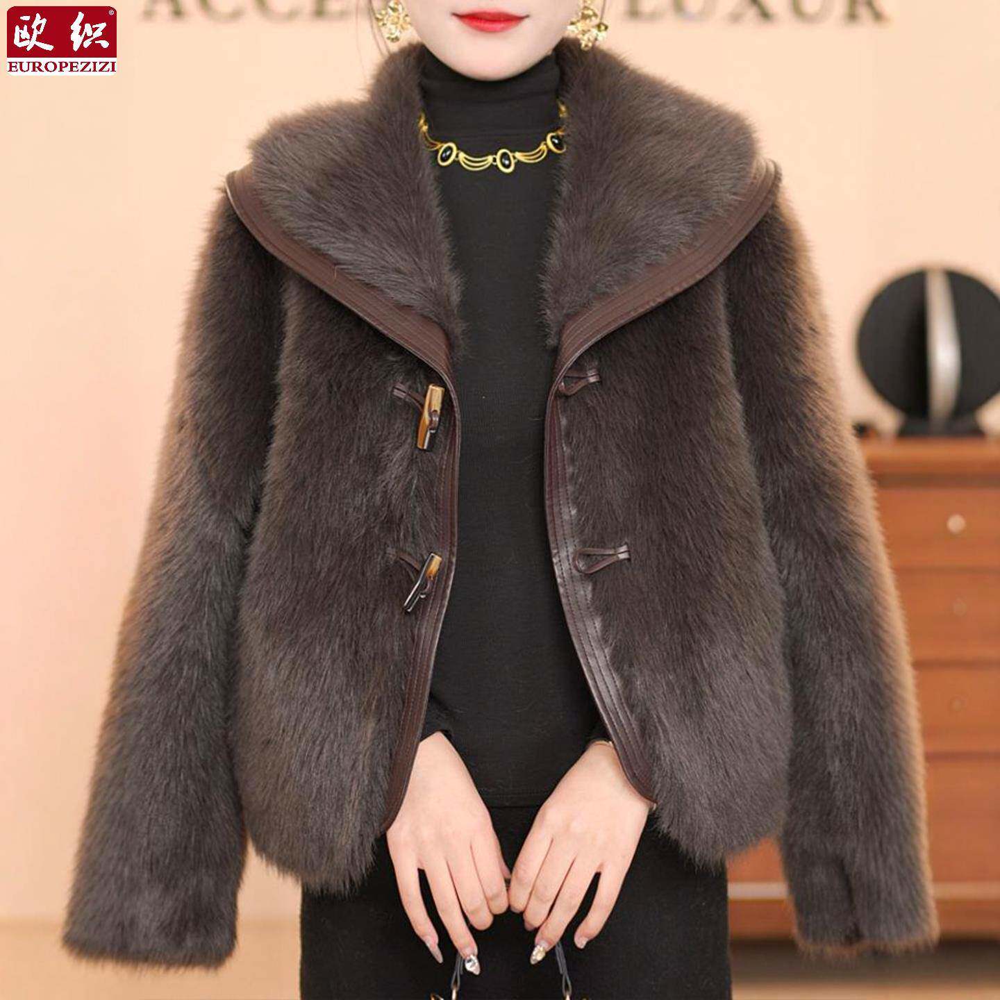 2025年新款外套秋冬气质小香风百搭Q时尚减龄轻奢毛呢韩版时尚女,女装/女士精品,毛呢外套,淘宝优惠券,粉丝福利购,淘宝优惠卷