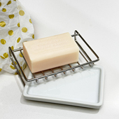 日式 304不锈钢线皂盒皂托肥皂架浴室台面沥水架厨房海绵收纳架