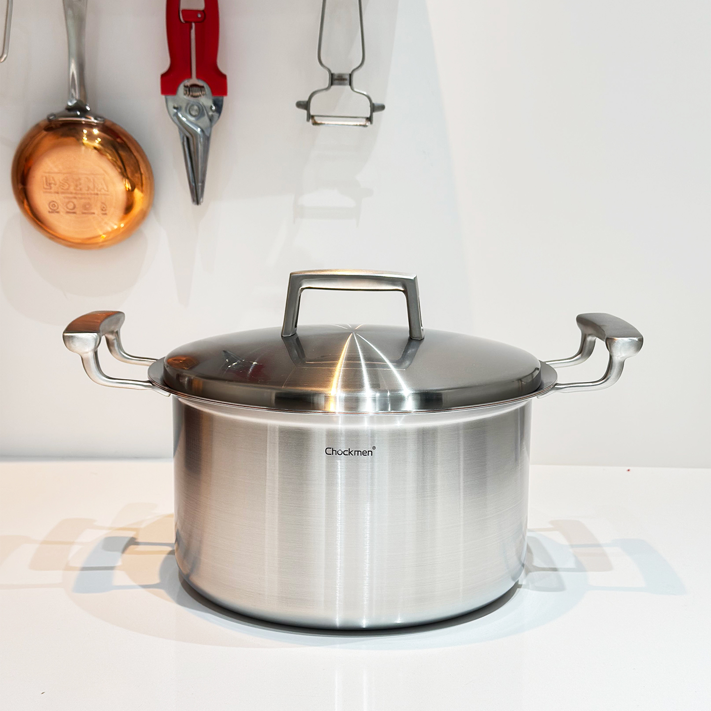 chockmen五层夹铜汤锅18/10锈钢