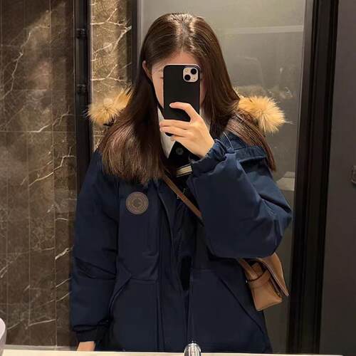保暖工装外套加厚羽绒服大毛领