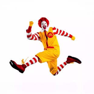 M记麦当劳套装麦当劳叔叔Cos服化装舞会cosplay小丑角色迎宾服装