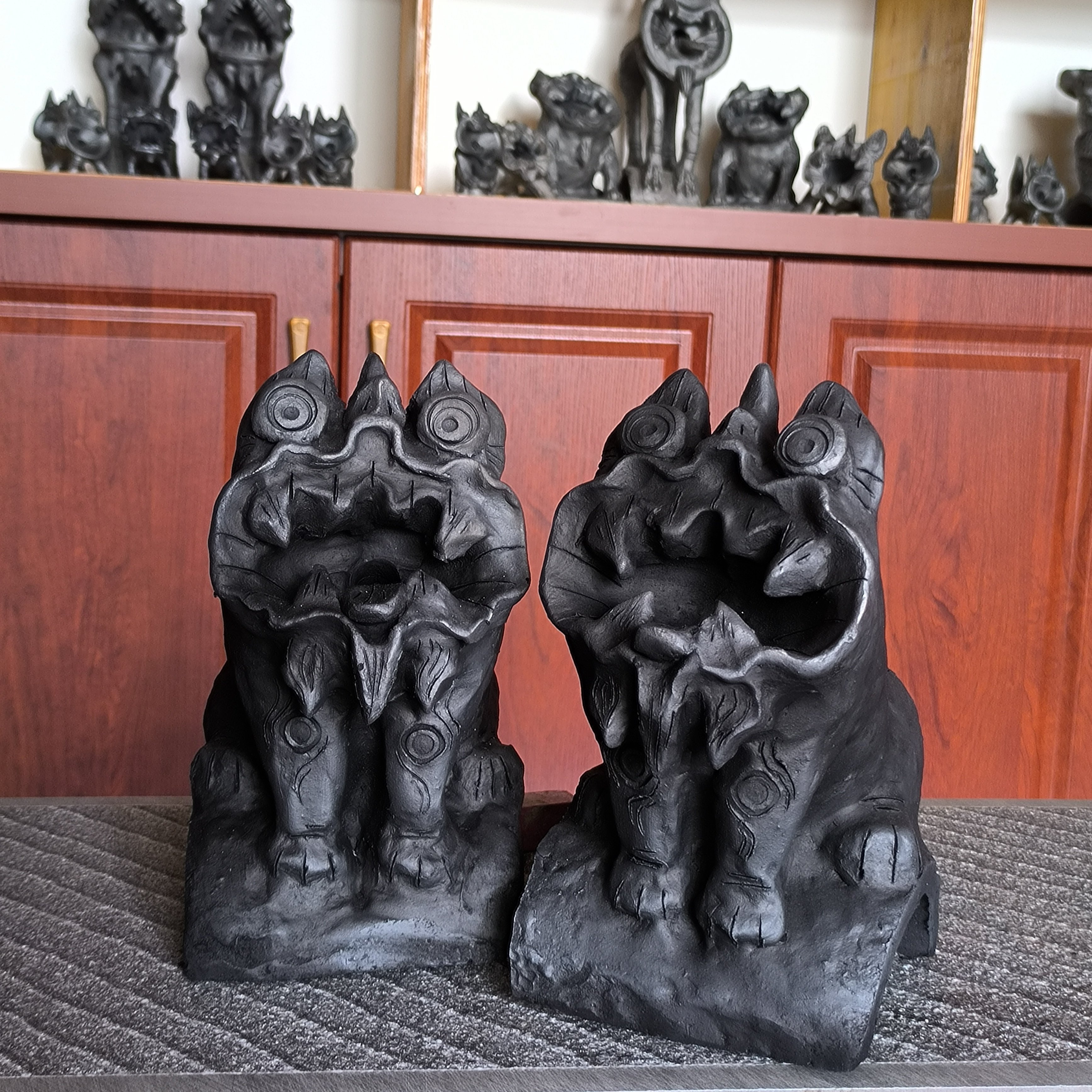黑陶瓦猫云南大理非遗手工艺品摆件文创纪念品伴手礼乔迁生日礼物
