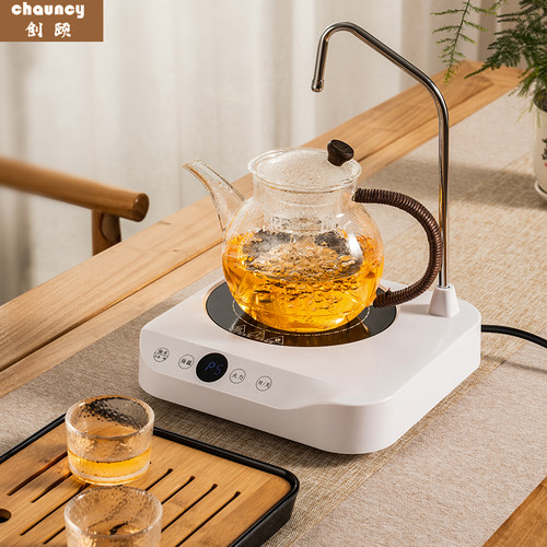 创颐电陶炉自动上水煮茶耐热玻璃