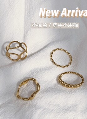 有滤镜法风复古时髦高级百搭戒指
