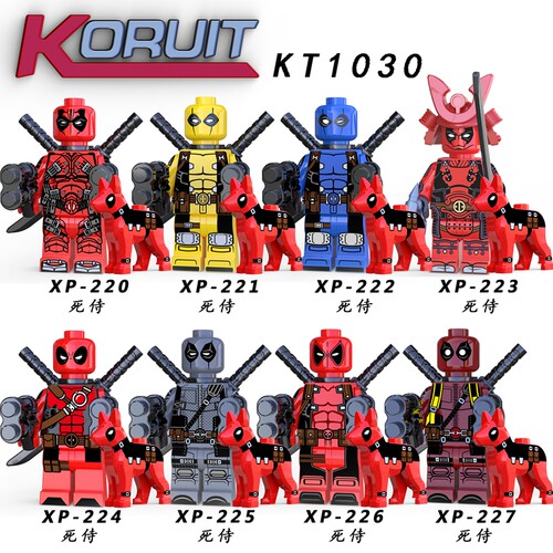 kt1030死侍deadpool玩具拼装积木