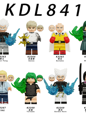 适用乐高一拳超人琦玉杰诺斯邦古第三方拼装积木人仔玩具KDL841