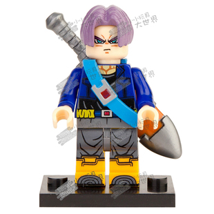 第三方七龙珠超XP142特兰克斯大剑配件拼装积木人仔玩具