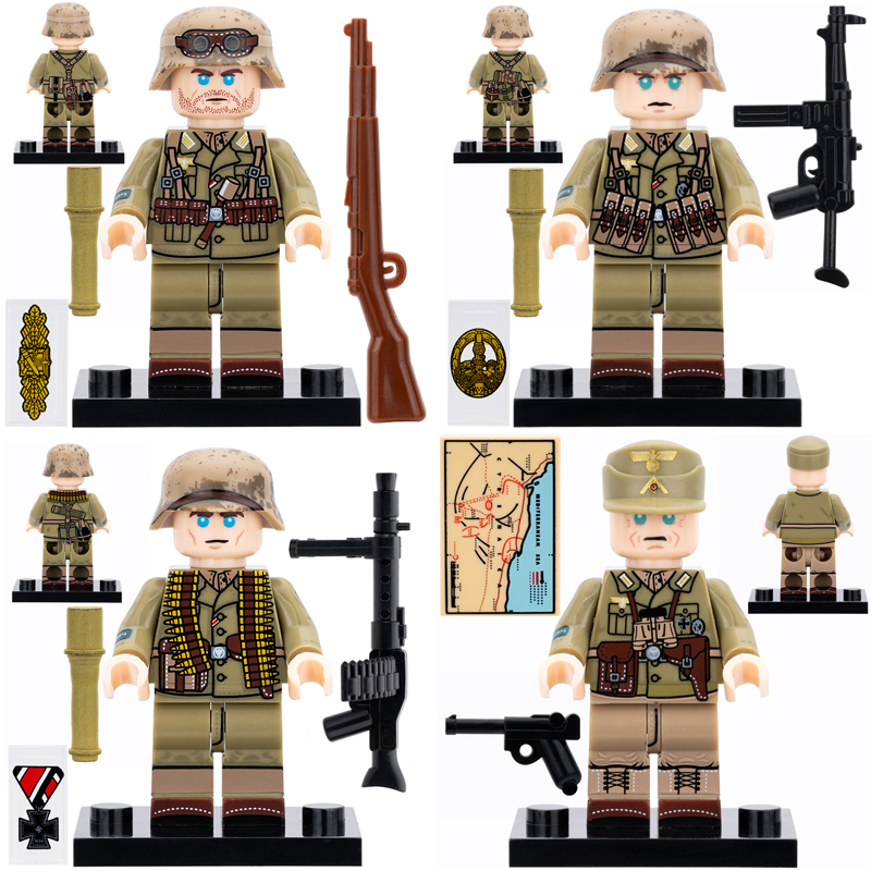 国产军事迷彩士兵第三方积木人仔