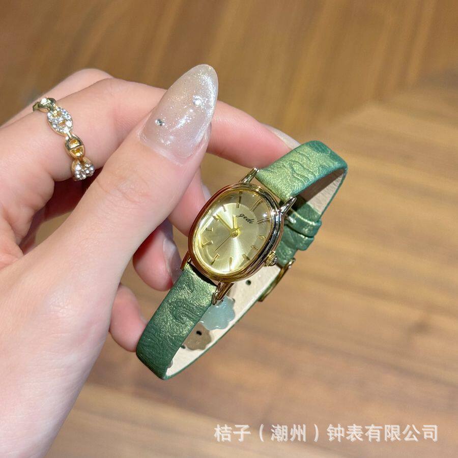 歌迪绿色合集古风青竹绿叶诗意皮配件