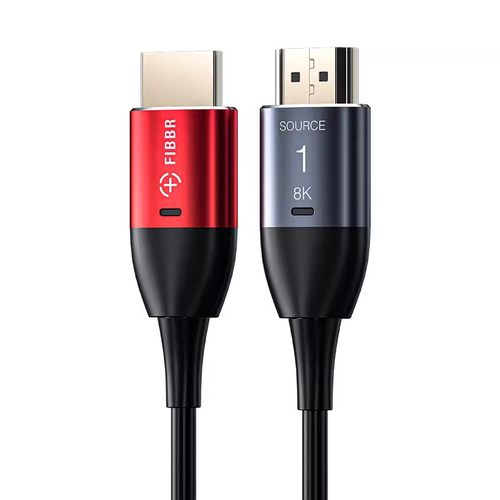FIBBR 工程级光纤hdmi2.1视频线48G带宽8K连接线支持eARC锌合金