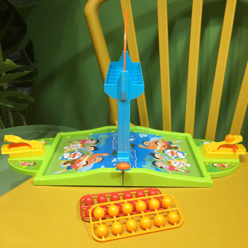 홍콩 도라에몽 도라에몽 도라에몽 도라에몽 고양이 방출 공 슈팅 머신 체인 체스 4 뱅 보드 게임 어린이 장난감