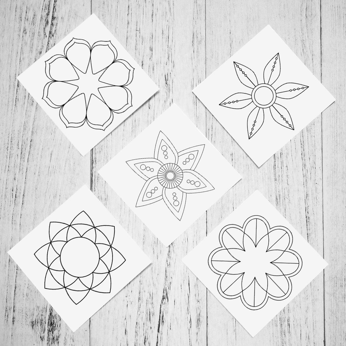 曼陀罗diy手绘填色曼陀罗心灵DIY/数字油画