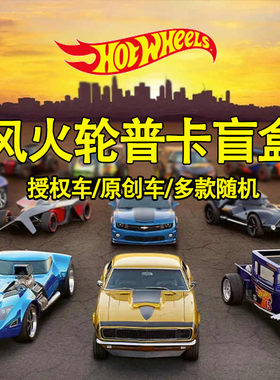 风火轮C4982火辣小跑车合金车模型轨道赛车男孩玩具惊喜盲盒福袋