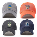 篮球队标帽子男篮球棒球帽女勇士队火箭队湖人队雄鹿鸭舌帽网眼帽