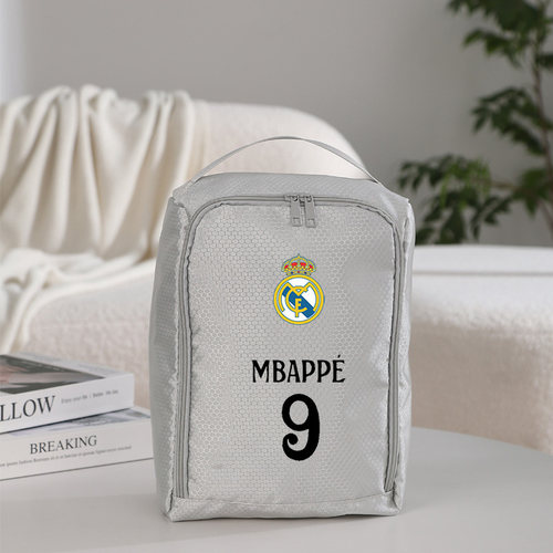 皇家马德里姆巴佩C罗贝林厄姆汽车运动鞋包袋篮球鞋收纳包袋周边