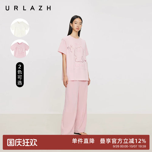 urlazh/有兰猫咪休闲短袖T恤