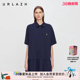 学院风U等等印花POLO领连衣裙女 新款 商场同款 URLAZH有兰2026夏季