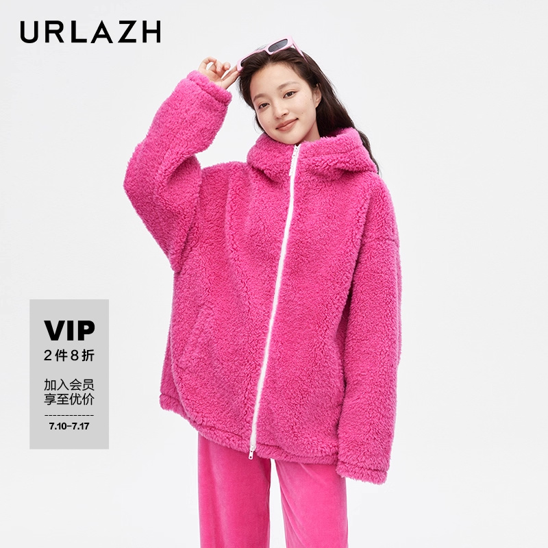 urlazh/有蘭火龍果毛絨大衣