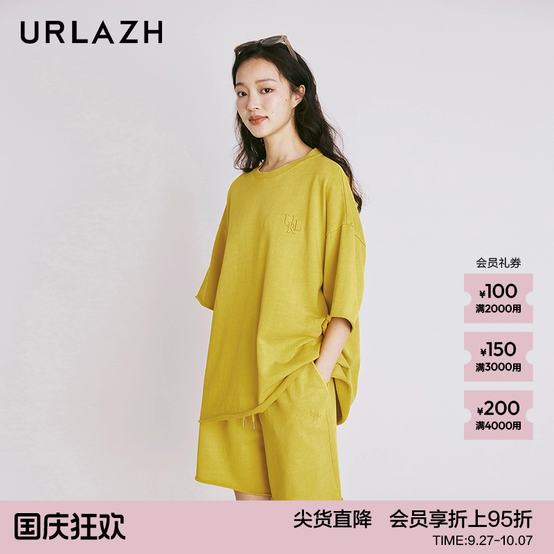 urlazh/有兰复古休闲T恤