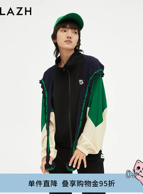 URLAZH有兰新款复古黑色休闲减龄宽松外套女JM3JA03