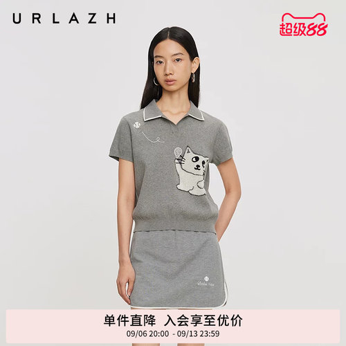 urlazh/有兰复古老钱风T恤