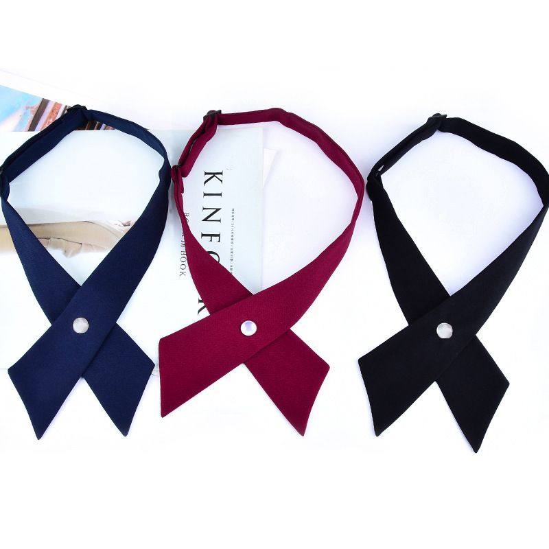 十字交叉酒红色领结学生女JK校服小领花韩版男女生衬衫黑色蝴蝶结,服饰配件/皮带/帽子/围巾,领带,淘宝优惠券,粉丝福利购,淘宝优惠卷