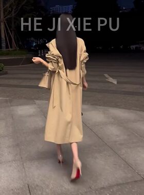 尖头裸色漆皮细跟高跟单鞋