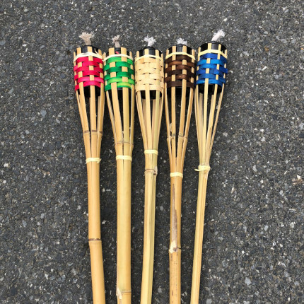 工厂多规格婚庆乔迁竹火把火炬灯 篝火露营派对灯 防风 需加油