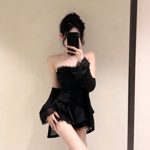 IQCQ夏季纯欲辣妹显瘦开衫套装