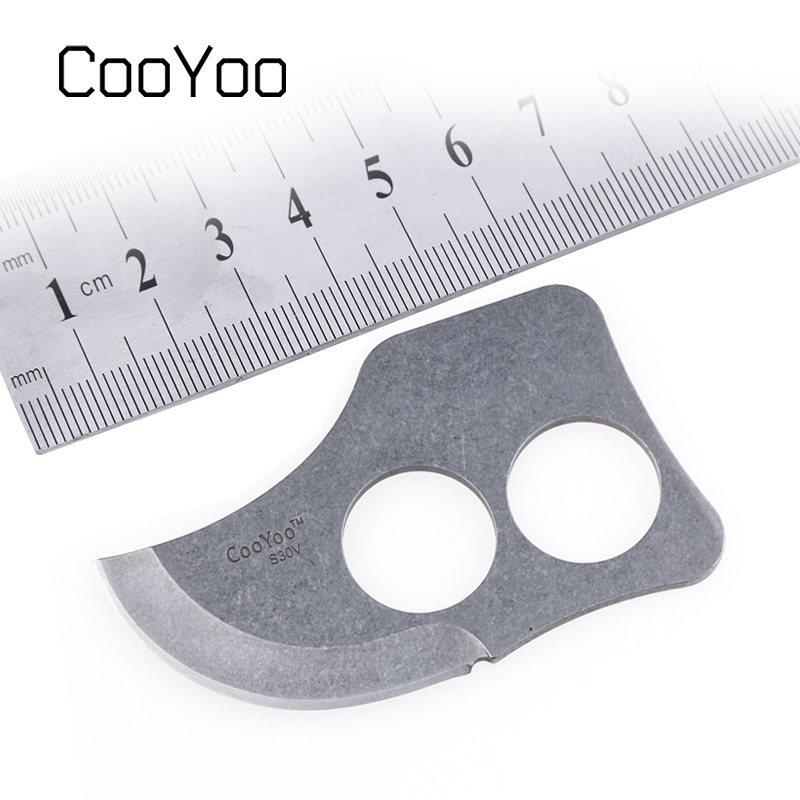 酷友CooYoo E3 S30V随身便携EDC工具小刀户外防卫多用工具带皮套