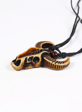 复古十二生肖本命年手工编织项链