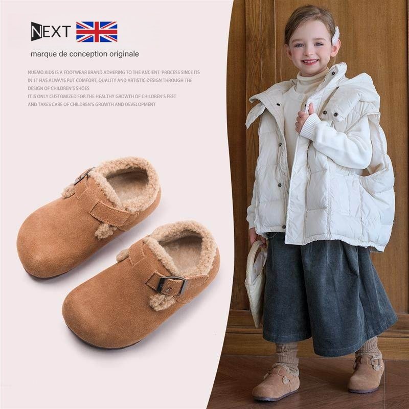 英国Next Rtrx 秋冬季儿童真皮勃肯鞋男女童加绒小皮鞋豆豆鞋棉鞋,童鞋/婴儿鞋/亲子鞋,皮鞋,淘宝优惠券,粉丝福利购,淘宝优惠卷