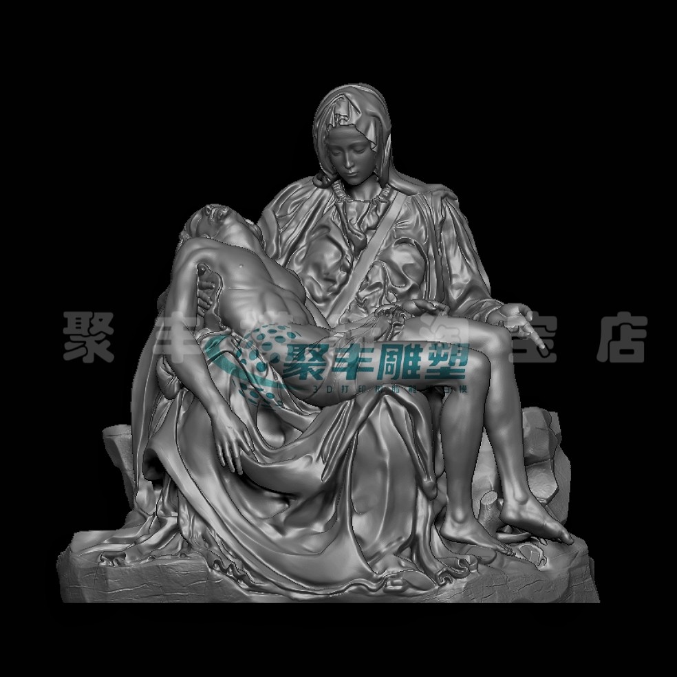 西方人物STL文件3D模型圆雕三维立体图纸STL数据打印